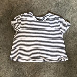 TARGET STRIPE CROP TOP large